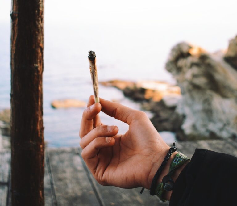 Cannabis auf Reisen am Meer Tourismus - Entkriminalisierung Symbolbild