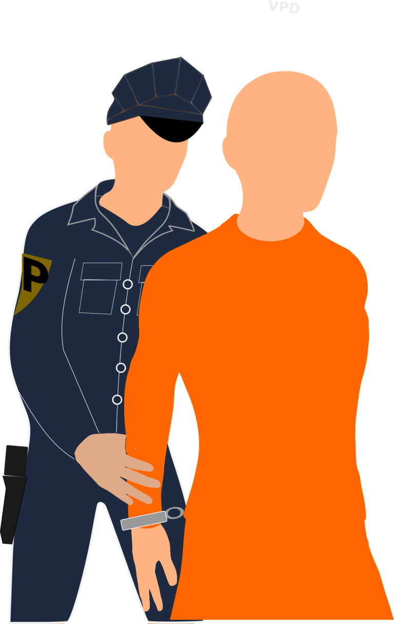 Symbolbild Darstellung Verhaftung Krimineller