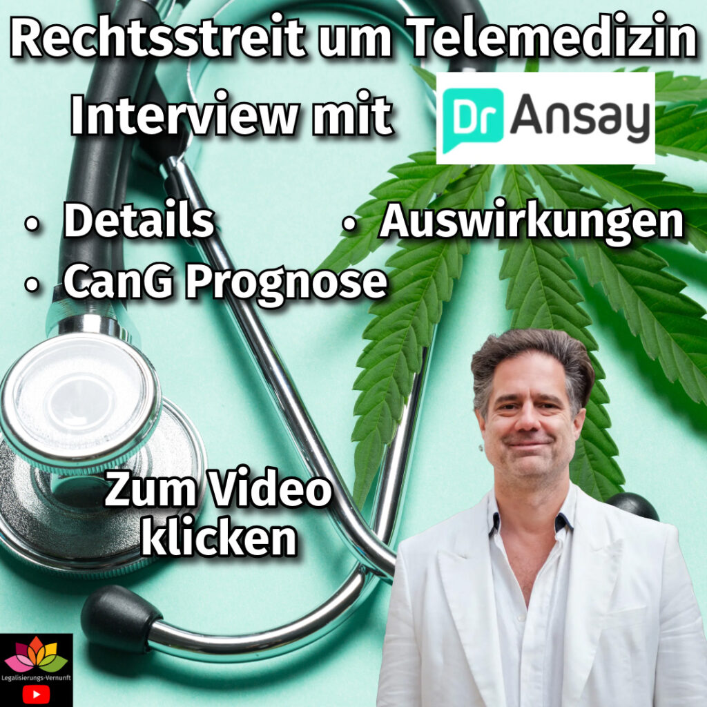 Rechtsstreit um Telemedizin - DrAnsay wegen Cannabis auf Rezept vor Gericht Teaserbild YouTube Video