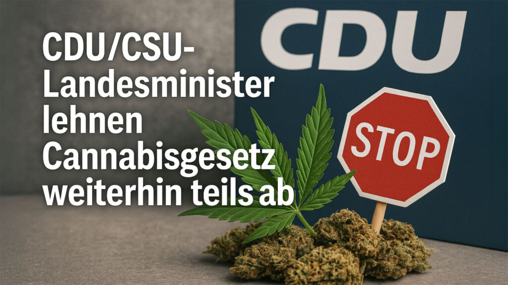 CDU CSU Landesminister lehnen Cannabisgesetz weiterhin teils ab