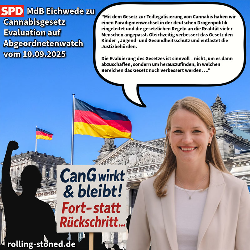 Statement SPD-Bundestagsabgeordnete Sonja Eichwede zu Cannabisgesetz Evaluation