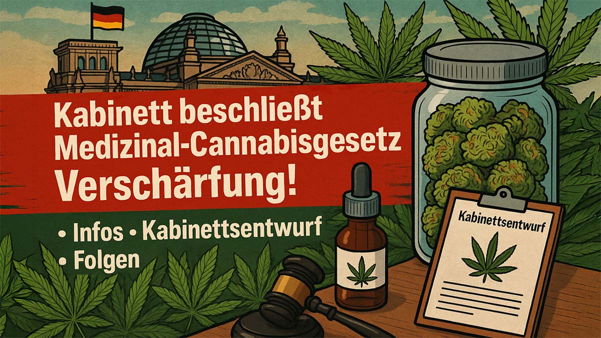 Kabinett beschließt Medizinal-Cannabisgesetz Verschärfung