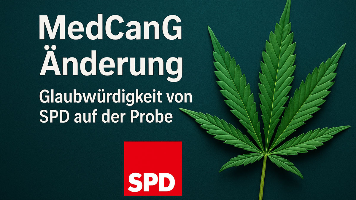 MedCanG Änderung - Glaubwürdigkeit von SPD auf der Probe