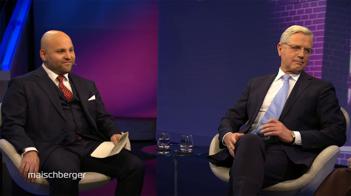 AfD als Sicherheitsrisiko - Frohnmaier und Roettgen bei Maischberger zu Vorwürfen bzgl Russland Nähe