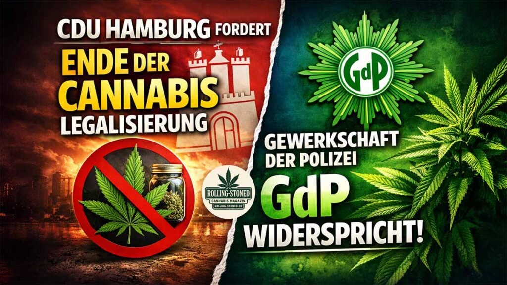 CDU Hamburg fordert Cannabis Rekriminalisierung, Gewerkschaft der Polizei dagegen