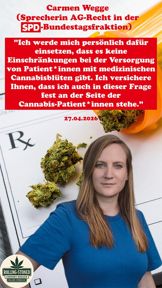 SPD-Bundestagsabgeordnete Carmen Wegge lehnt Streichung der Erstattung von Cannabisblüten durch GKV ab