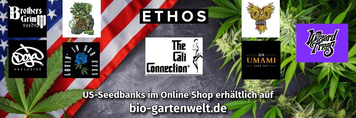 Cannabis Samen von US Seedbanks im Online Shop auf bio-gartenwelt.de